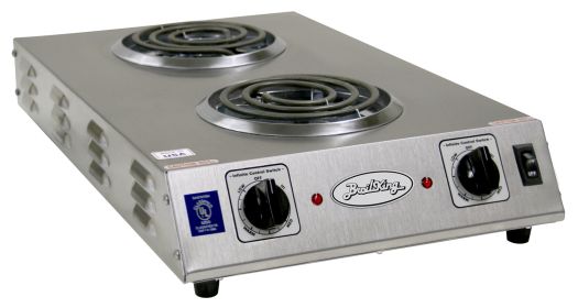 Professional Double Burner Space Saver Range - Stainless