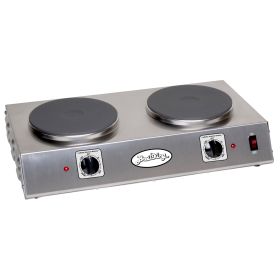 Professional Double Cast Iron Range - Stainless