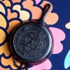 Black 10 inch Lightweight Cast Iron Skillet -  DÃ­a de los Muertos - Made in USA