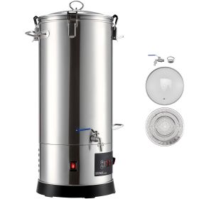 Beer Brewing Equipment, 8 Gal/30L 304 Stainless Steel Home Beer Brewer,1500W All-in-One Home Brewing Kit with Tall strainer