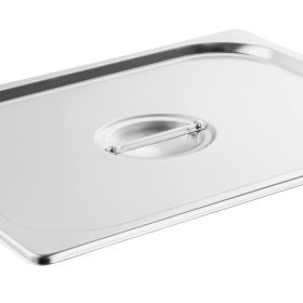 8 Pack Hotel Pans, 1/2 Size Anti-Jam Steam Pan with Lid, 0.8mm Thick Stainless Steel Steam Table Pan, 4-Inch Deep Commercial Table Pan
