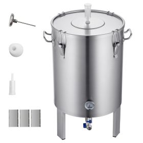 304 Stainless Steel Kettle, 16 GALLON Beer Brew Fermentor, Brew Bucket Fermentor for Brewing, Home Brewing Supplies with Base