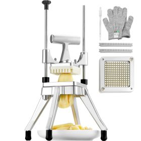 Commercial Vegetable Fruit Chopper 1/4" Blade Heavy Duty Professional Food Dicer Kattex French Fry Cutter Onion Slicer Stainless Steel for Tomato