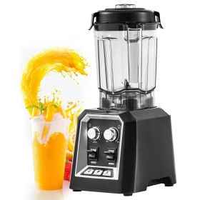 Professional Blender, Commercial Countertop Blenders, 68 oz Plastic Jar Blender Combo, Stainless Steel 3 Functions Blender, for Frozen Drinks, Sh
