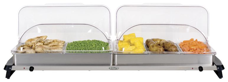 Professional Rolltop Buffet Server with Stainless Base (Style: Grand)