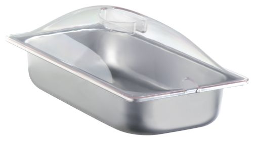 Chafing Pan & Plastic Lid (size: 1/3 Size (2.6 qt.))